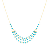 Layer Crystal Beads Necklace