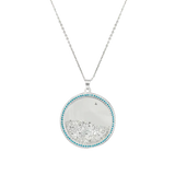 Sprinkle Diamonds Glass Necklace