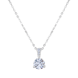1.00 Carats Solitaire Diamond Necklace