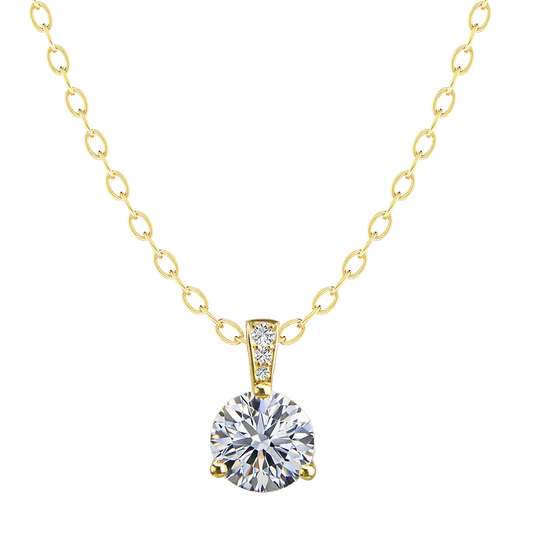 Solitaire Diamond Necklace