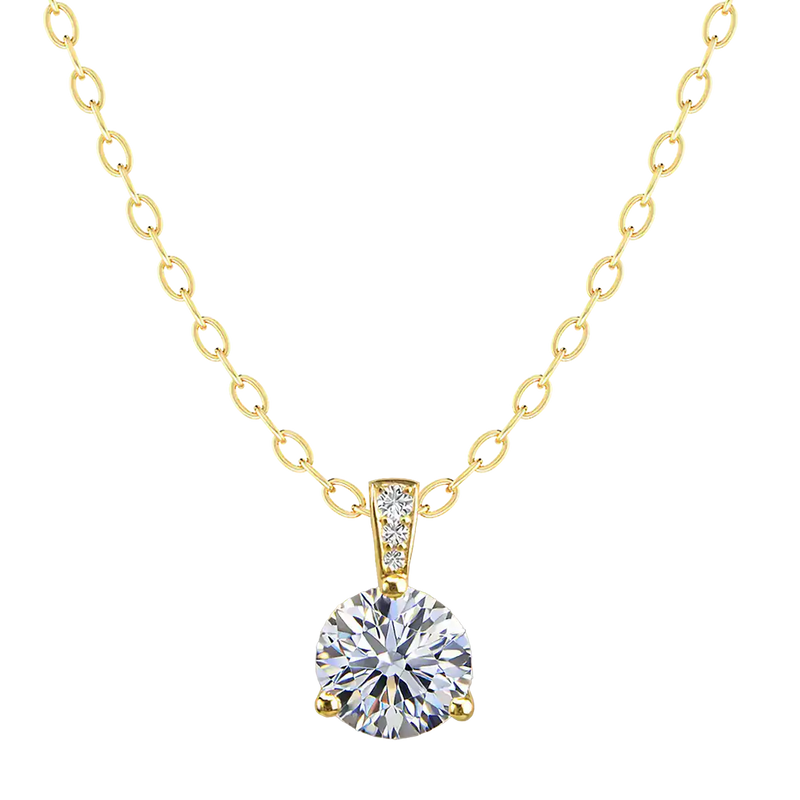 Solitaire Diamond Necklace