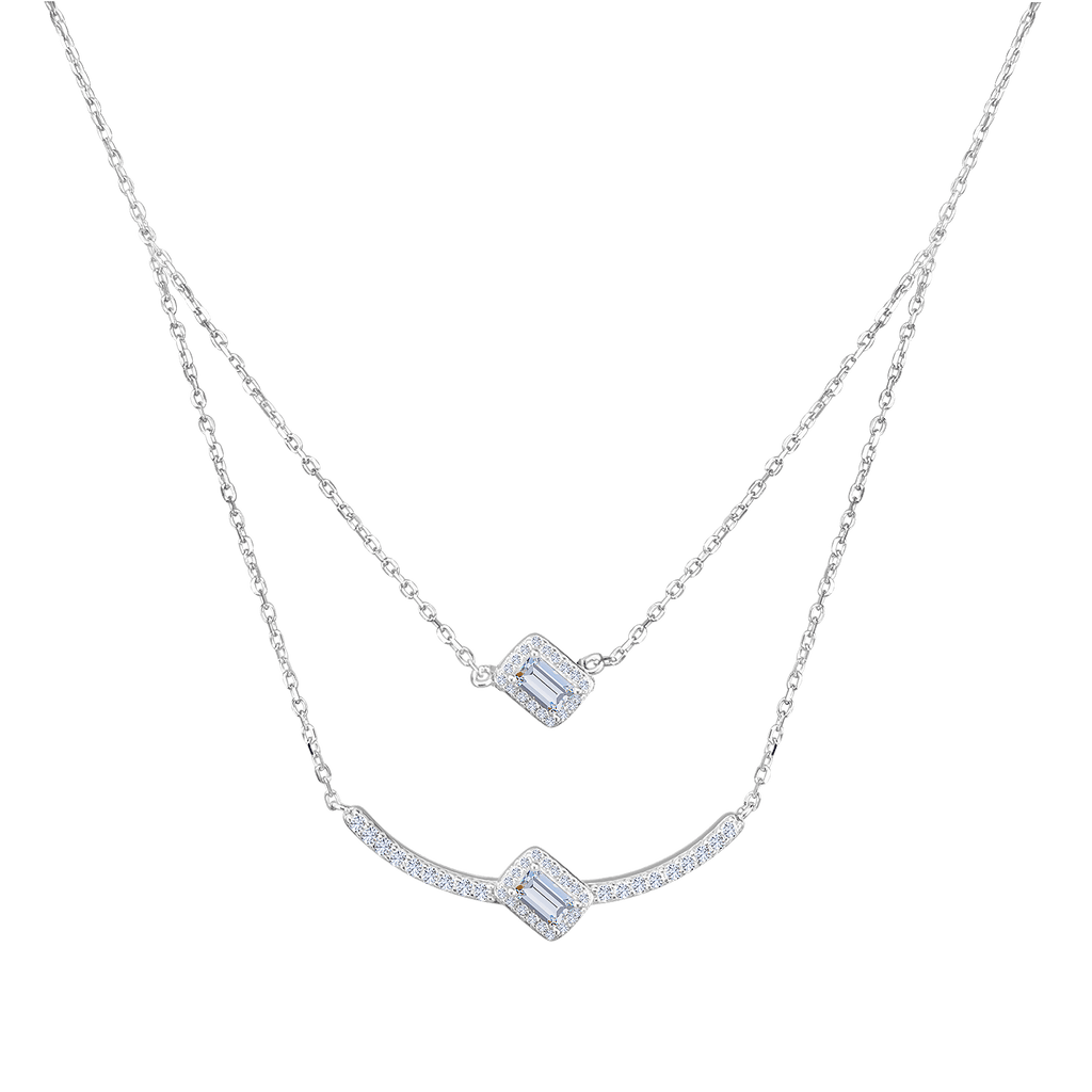 Glam Diamond Layer Necklace