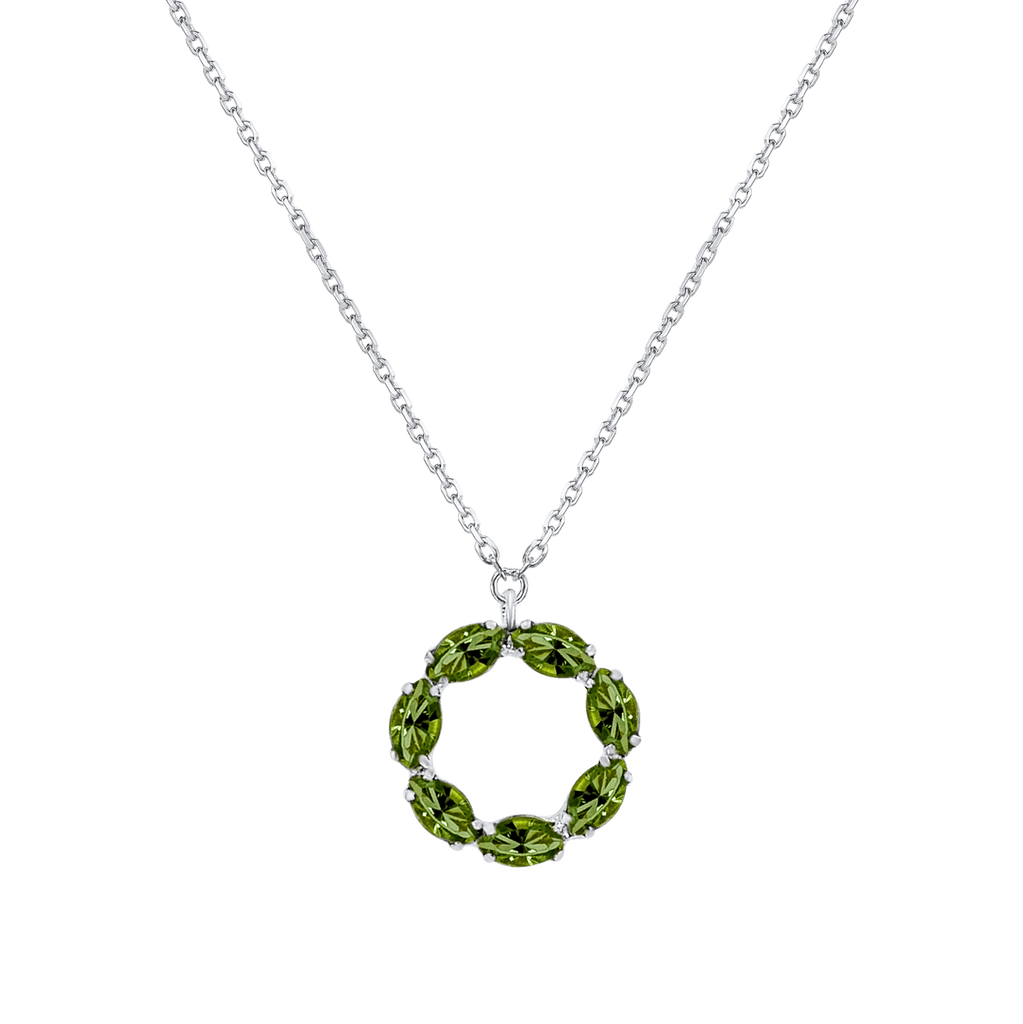 Sunset Peridot Necklace