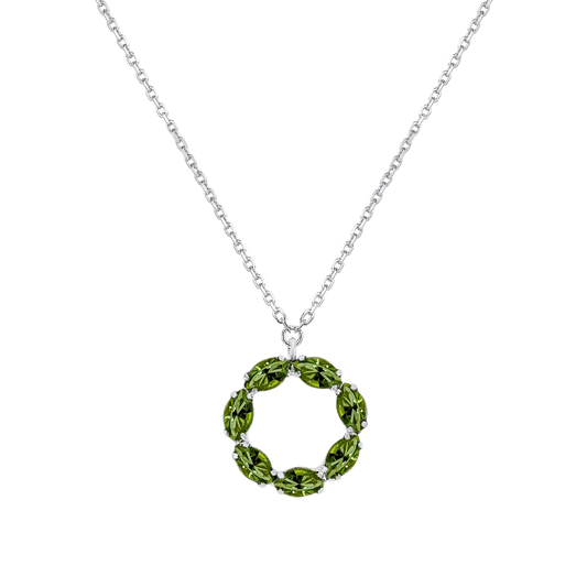 Sunset Peridot Necklace