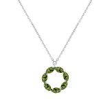 Sunset Peridot Necklace