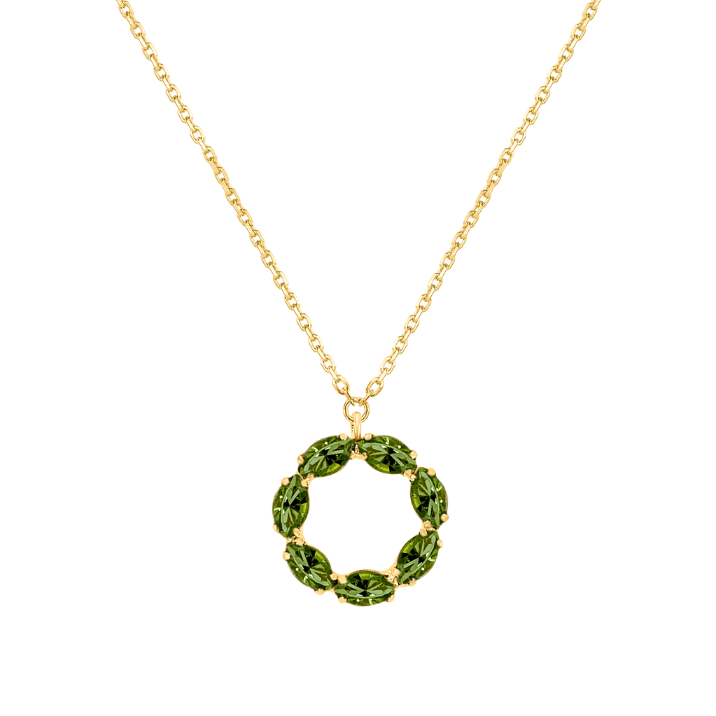 Sunset Peridot Necklace