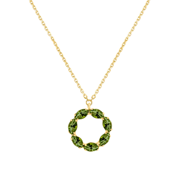 Sunset Peridot Necklace