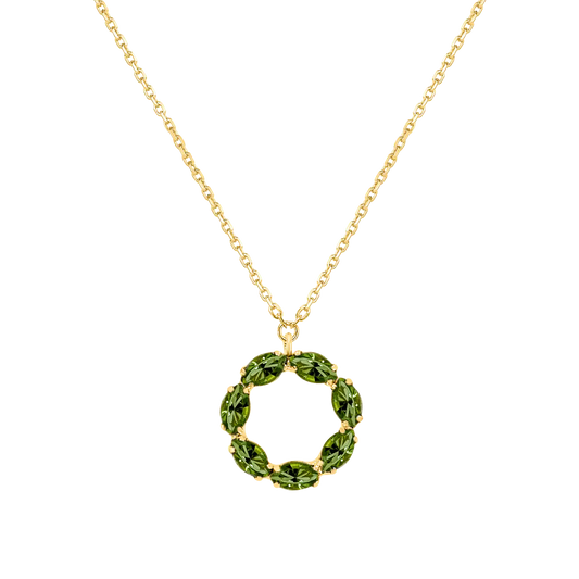 Sunset Peridot Necklace
