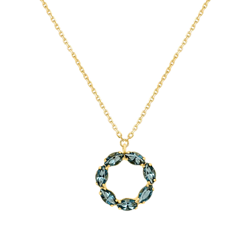 Sunset Aquamarine Necklace