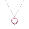 Sunset Pink Tourmaline Necklace