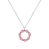 Sunset Pink Tourmaline Necklace