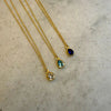 Pear Aquamarine Necklace