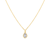 Pear Diamond Necklace