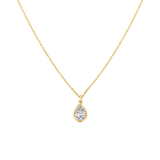 Pear Diamond Necklace