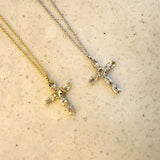 Cross Marquise Diamond Necklace