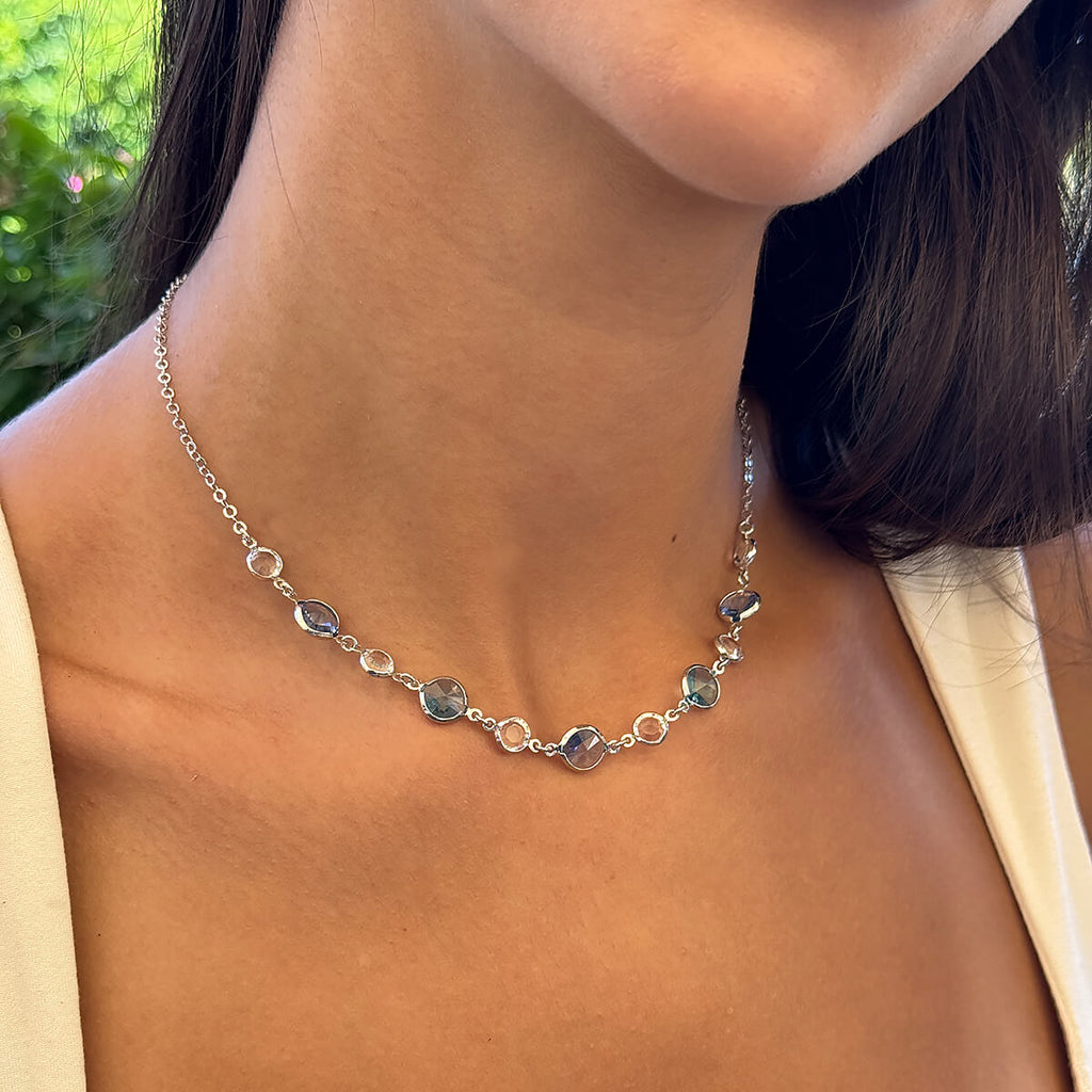 Milano Grande Aqua Necklace