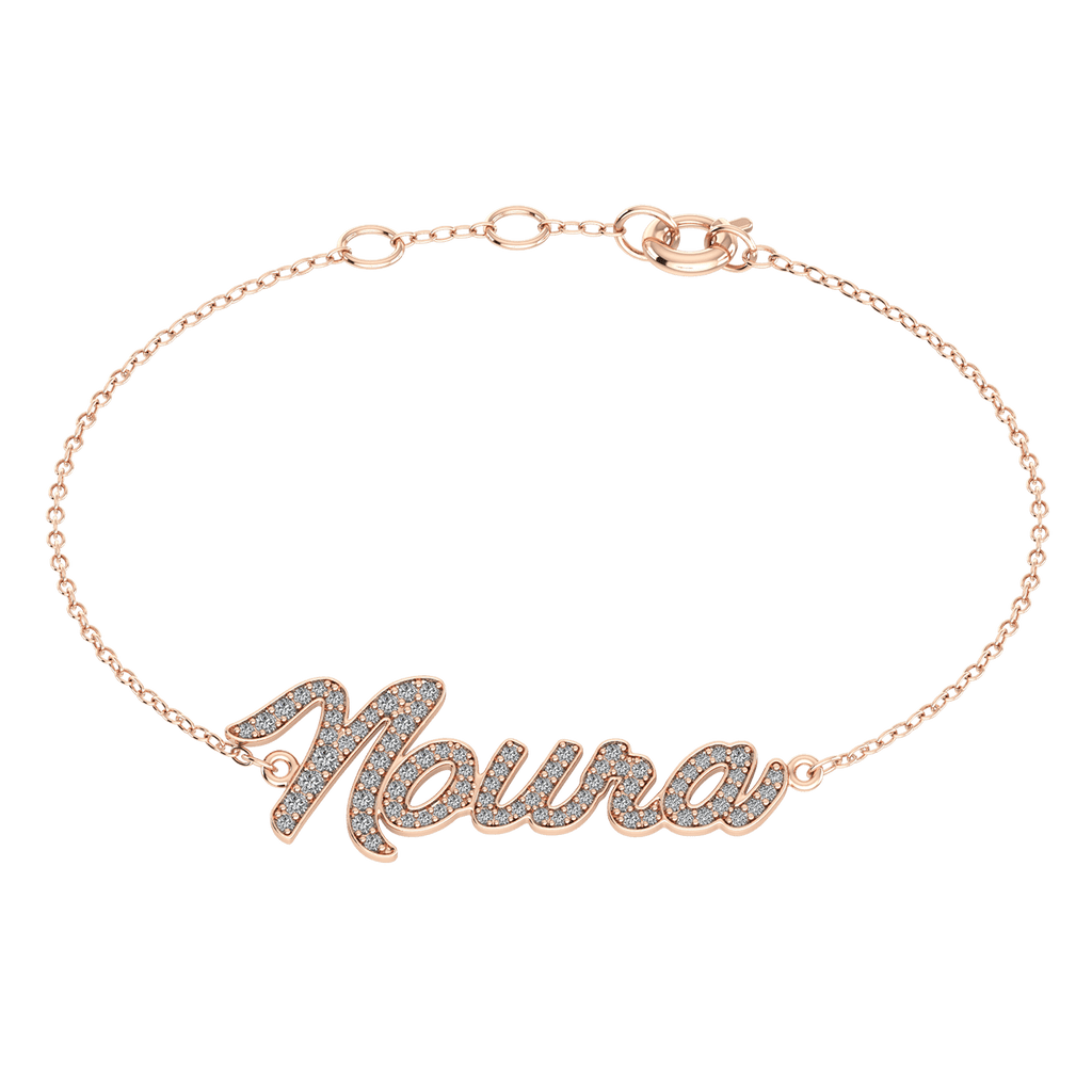 Custom Name Diamond Bracelet
