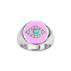 Evil Eye Signet Pinky Ring