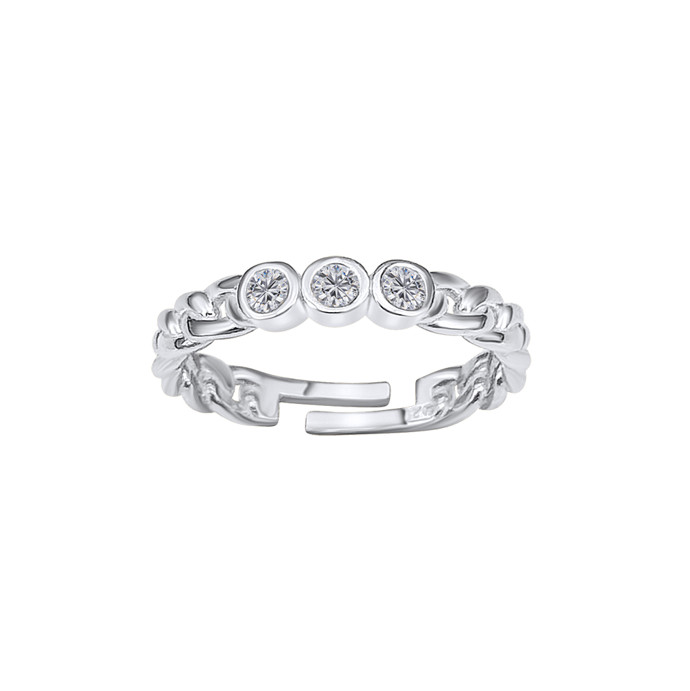 Cuban Chain Diamond Ring