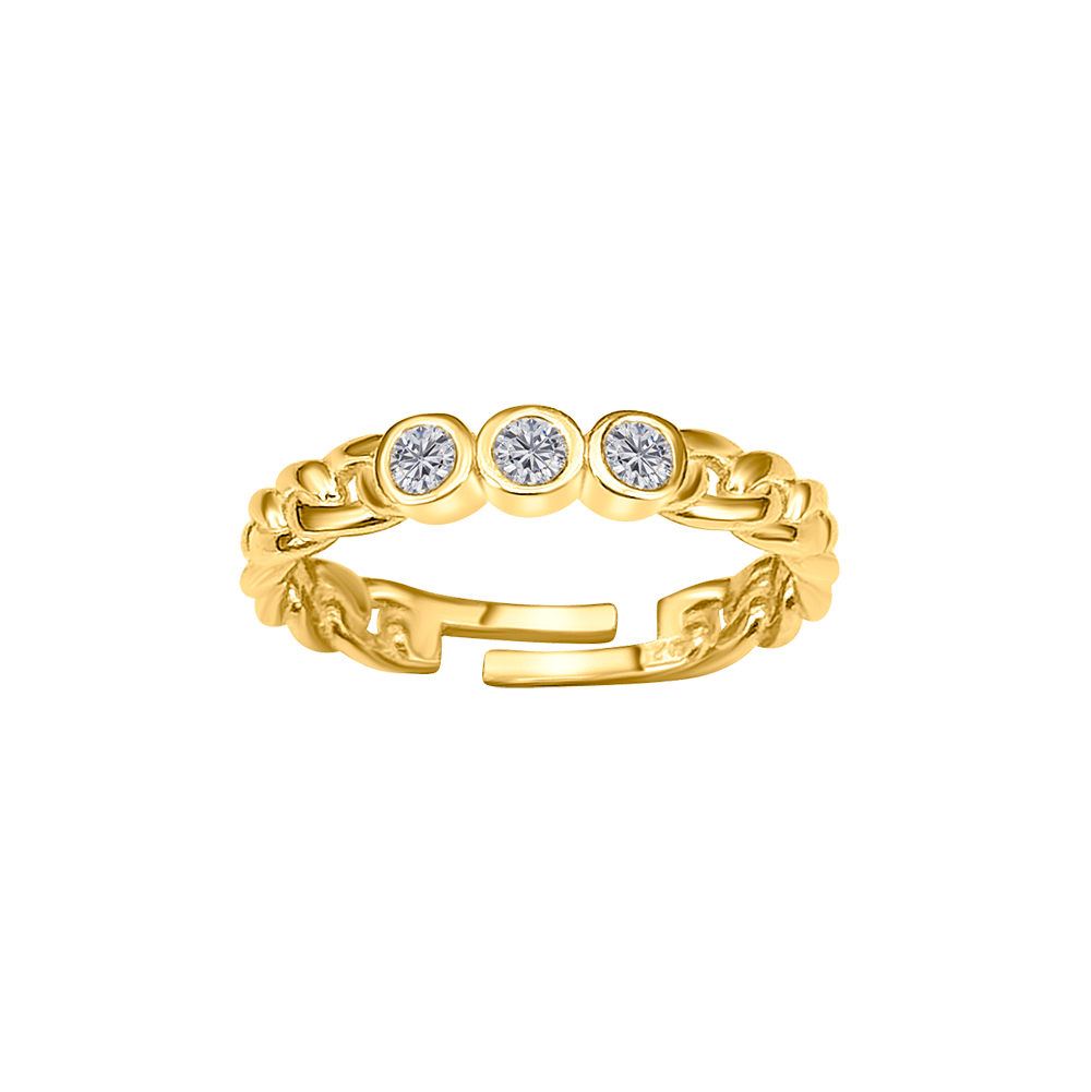 Cuban Chain Diamond Ring