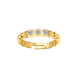 Cuban Chain Diamond Ring