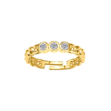 Cuban Chain Diamond Ring