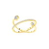 Interlink Diamond Ring