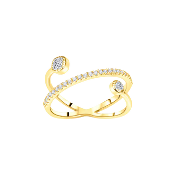 Interlink Diamond Ring