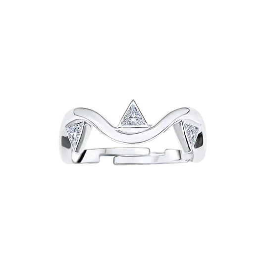 Trillion Diamonds Twist Ring