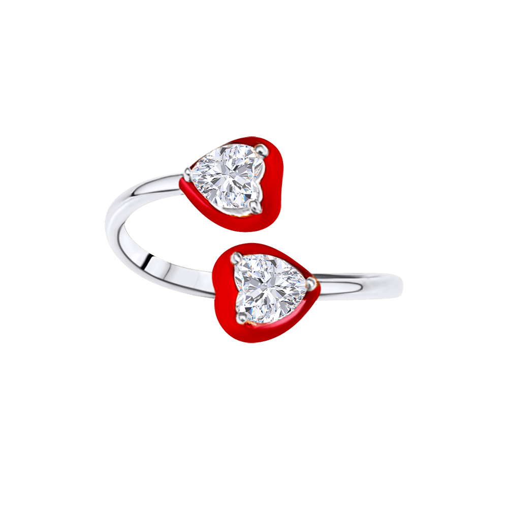 Double Love Heart Ring