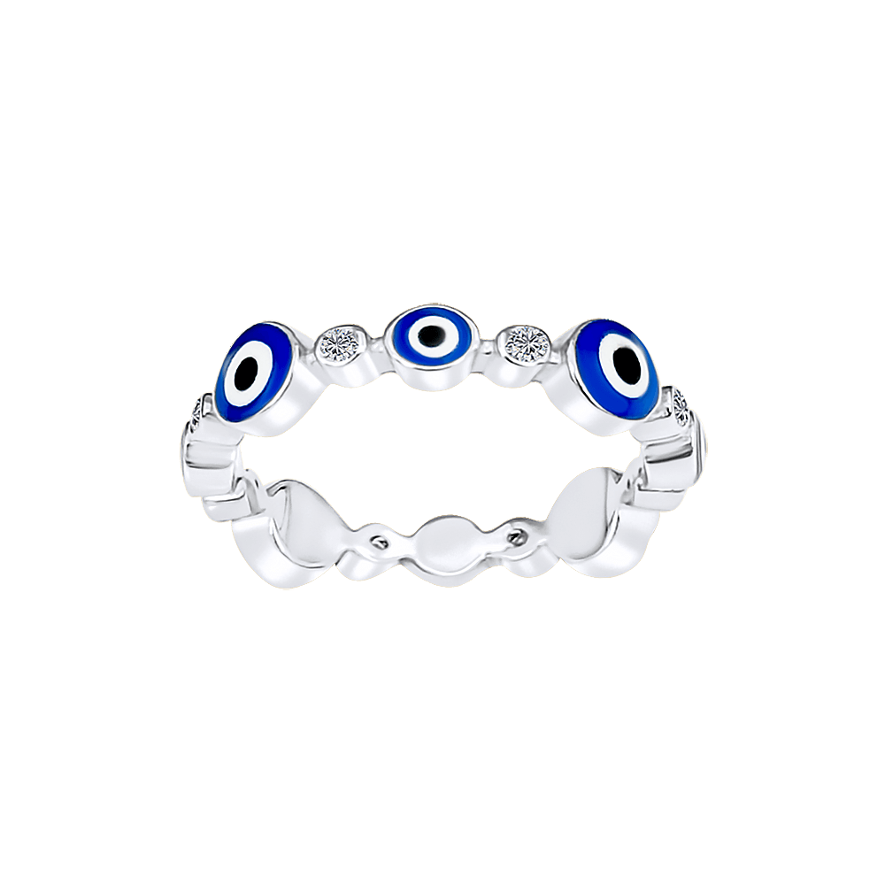 Evil Eye Alliance Ring
