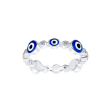 Evil Eye Alliance Ring