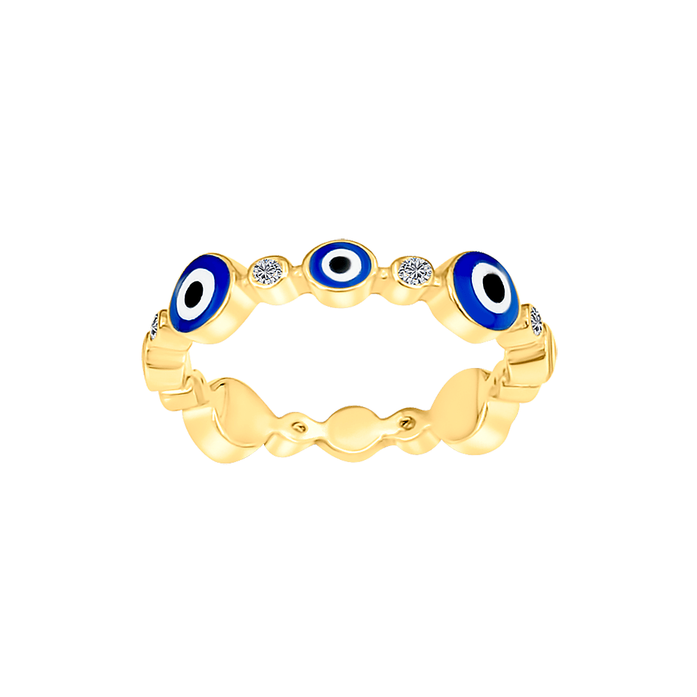 Evil Eye Alliance Ring