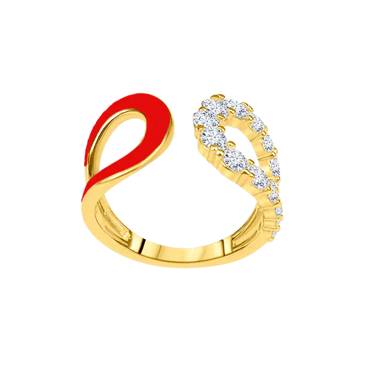 Split Luxe Diamond Ring