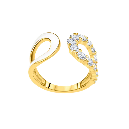 Split Luxe Diamond Ring