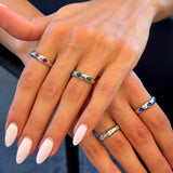 Trio Pear Diamonds Ring