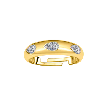 Trio Pear Diamonds Ring