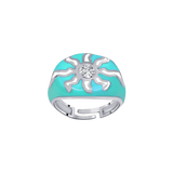 Sunshine Enamel Pinky Ring