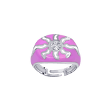 Sunshine Enamel Pinky Ring