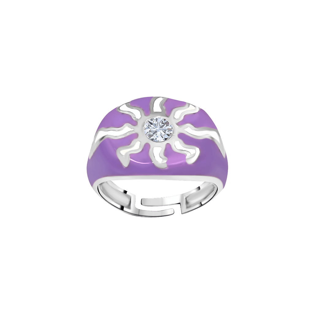 Sunshine Enamel Pinky Ring