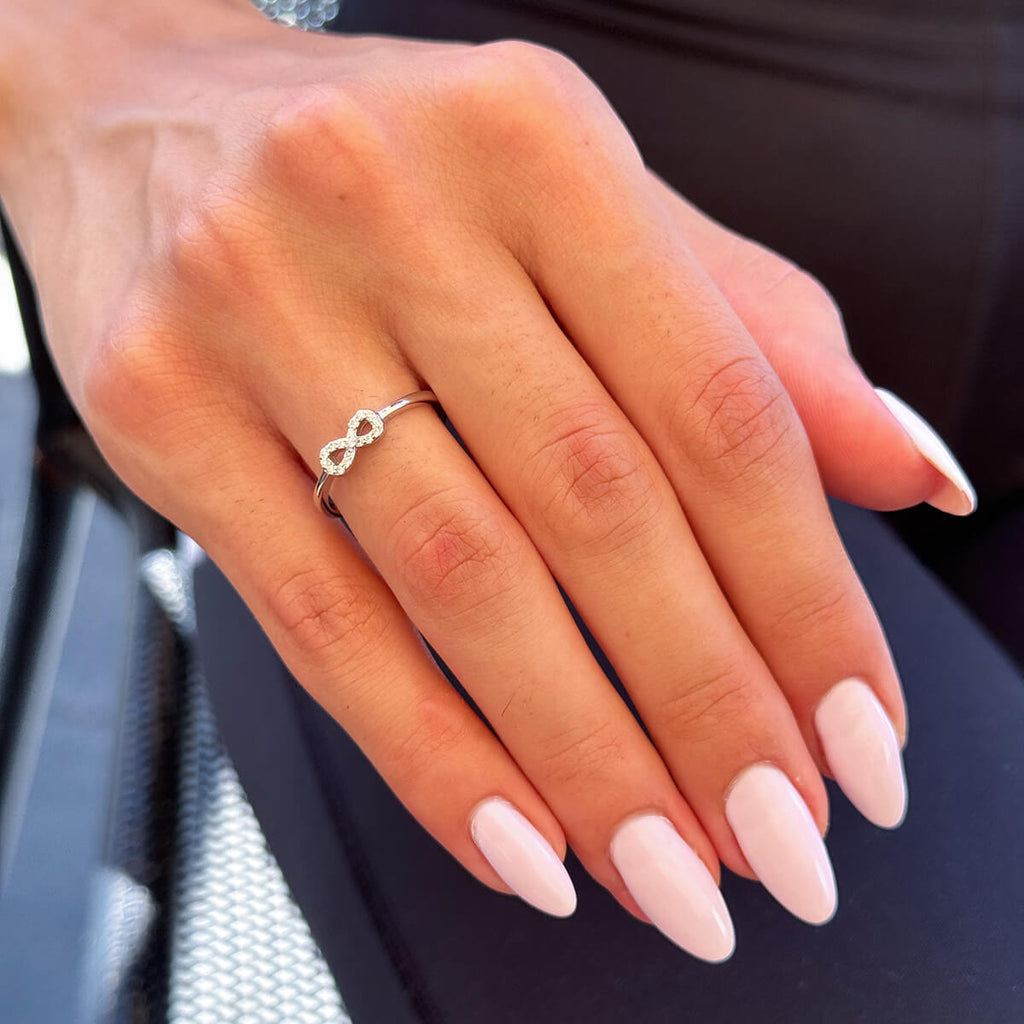 Infinity Diamond Ring
