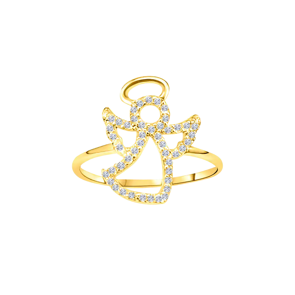 Angel Diamond Ring - Silver 925 | Pegor Jewelry - Pegor Jewelry