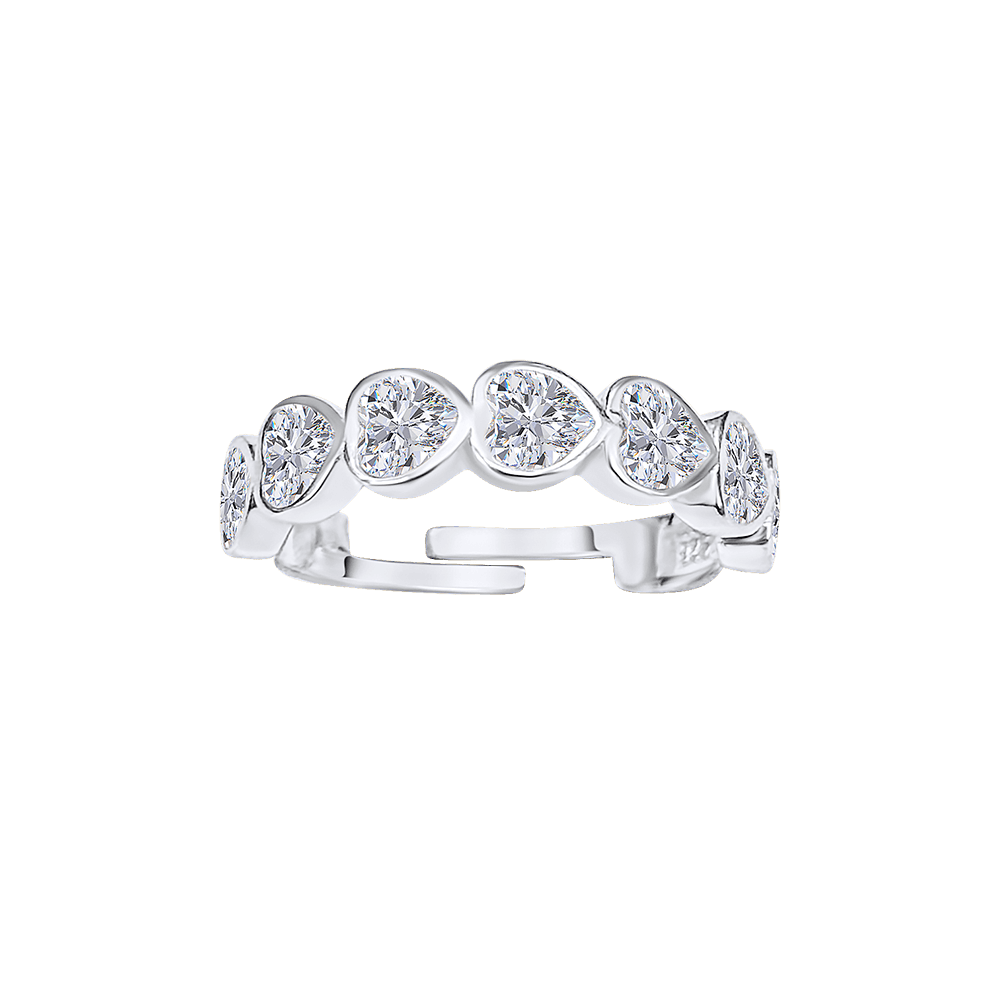 Heart Diamonds Ring