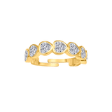 Sparkling Hearts Ring