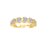 Heart Diamonds Ring