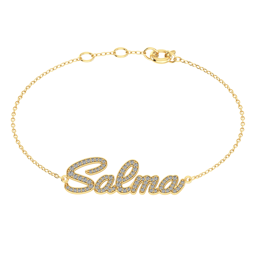 Custom Name Diamond Bracelet