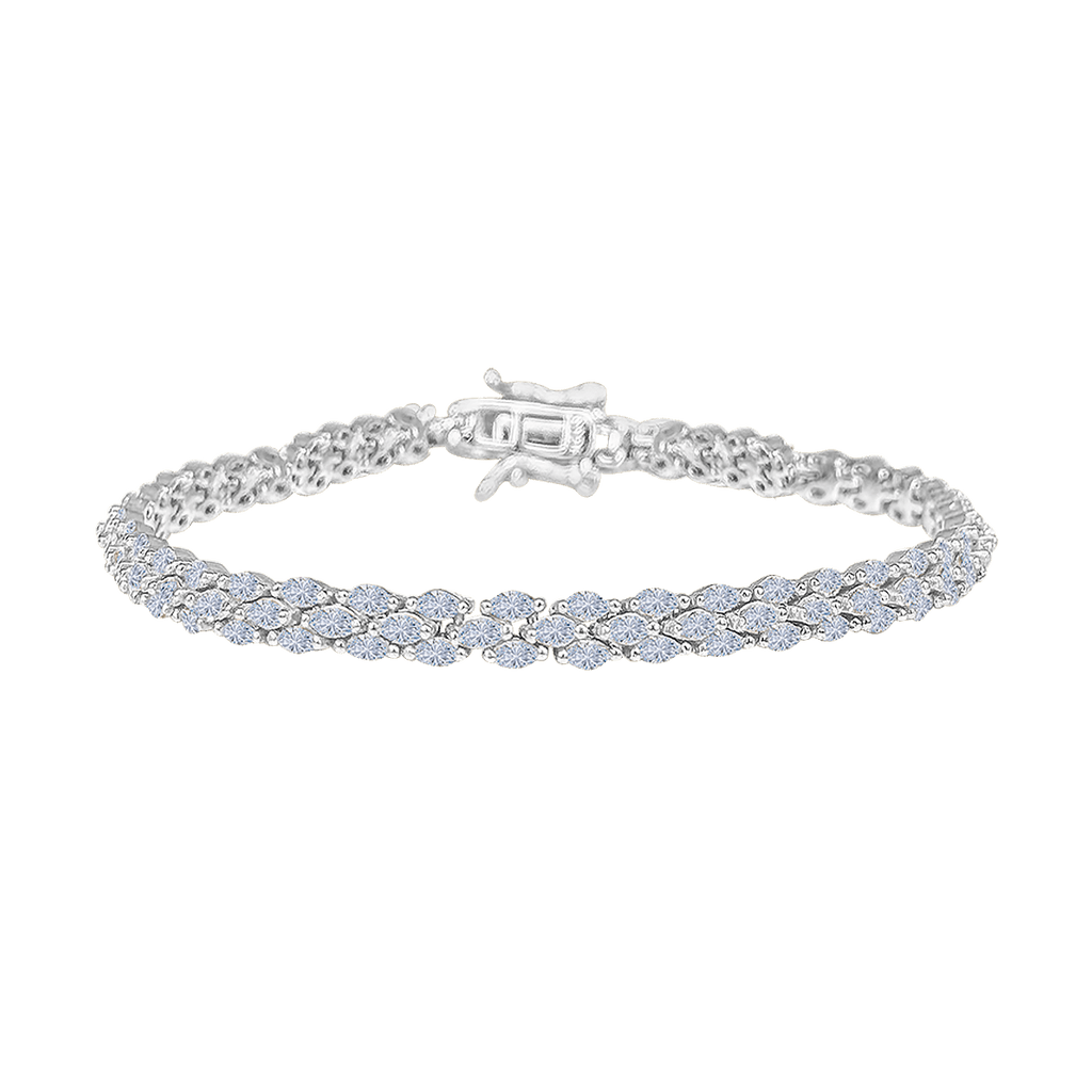 Snake Diamond Tennis Bracelet