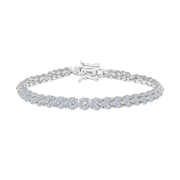 Snake Diamond Tennis Bracelet