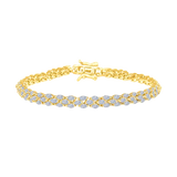 Snake Diamond Tennis Bracelet