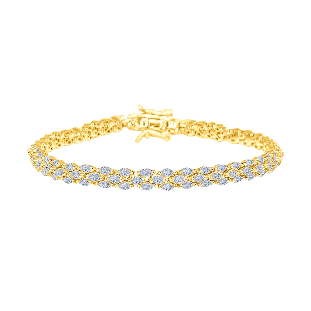 Snake Diamond Tennis Bracelet